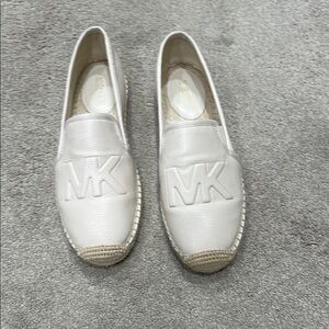 Michael Kors White Espadrille Loafers